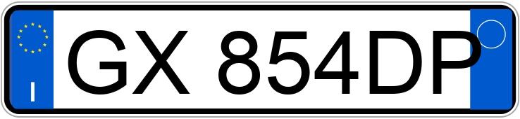 Numer rejestracyjny GX854DP posiada BMW Serie 2 G.C.