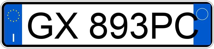 Numer rejestracyjny GX893PC posiada CITROEN C3 3a serie Numer rejestracyjny GX893PC posiada CITROEN C3 3a serie