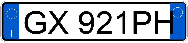 Numer rejestracyjny GX921PH posiada AUDI Q3 2a serie Numer rejestracyjny GX921PH posiada AUDI Q3 2a serie