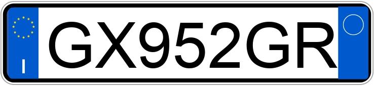 Numer rejestracyjny GX952GR posiada BMW X2