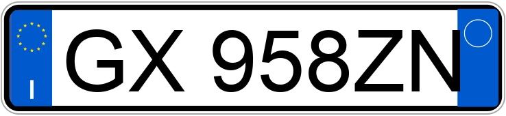 Numer rejestracyjny GX958ZN posiada AUDI Q3 2a serie