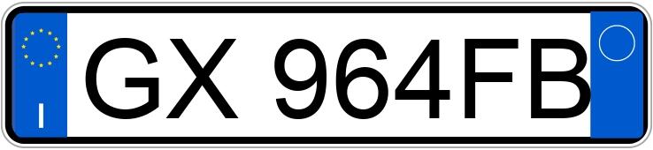 Numer rejestracyjny GX964FB posiada KIA Sportage 4a serie