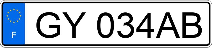 Numer rejestracyjny GY034AB posiada PEUGEOT 308 III