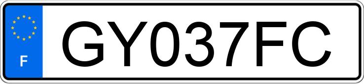 Numer rejestracyjny GY037FC posiada PEUGEOT 308 III
