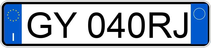 Numer rejestracyjny GY040RJ posiada BMW Serie 1 Numer rejestracyjny GY040RJ posiada BMW Serie 1