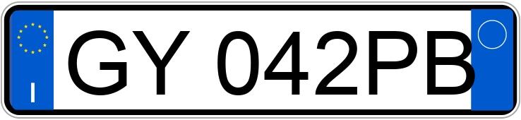 Numer rejestracyjny GY042PB posiada BMW Serie3