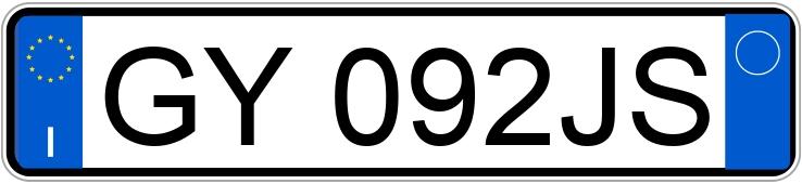 Numer rejestracyjny GY092JS posiada MERCEDES Classe V