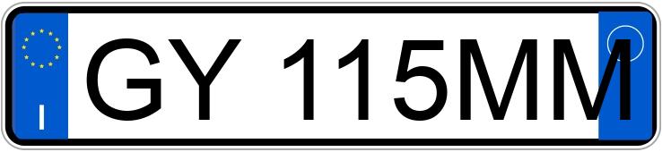 Numer rejestracyjny GY115MM posiada BMW X1