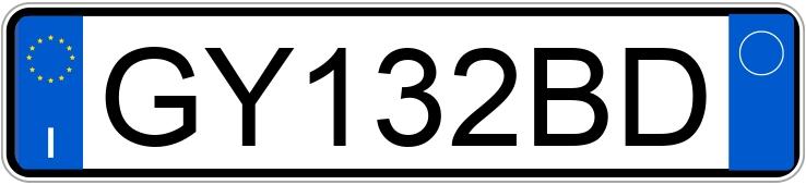 Numer rejestracyjny GY132BD posiada BMW Serie 7