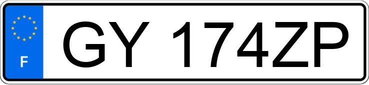 Il numero di registrazione GY174ZP ha BMW M5