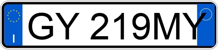 Die Registrierungsnummer GY219MY hat SKODA OCTAVIA