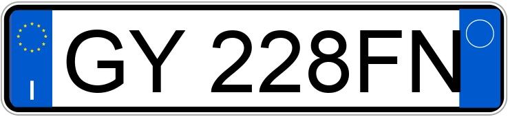 Numer rejestracyjny GY228FN posiada AUDI Q3 2a serie