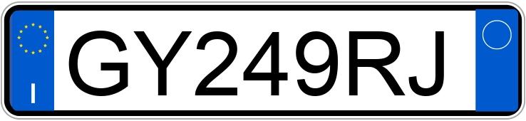 Numer rejestracyjny GY249RJ posiada BMW Serie 2 A.T.