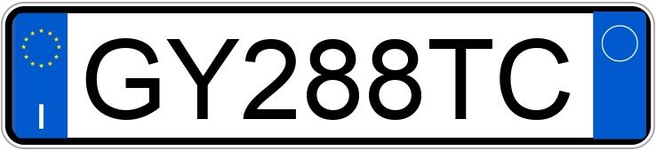 Pirat drogowy w pojeździe o numerach rejestracyjnych GY288TC