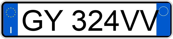 Numer rejestracyjny GY324VV posiada HYUNDAI Inster