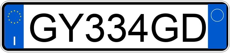 Numer rejestracyjny GY334GD posiada AUDI A5 3a serie