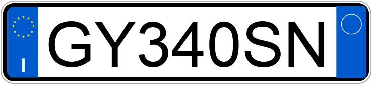 Numer rejestracyjny GY340SN posiada OPEL Corsa 6a serie Numer rejestracyjny GY340SN posiada OPEL Corsa 6a serie