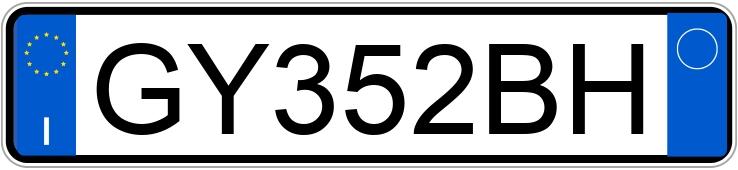 Numer rejestracyjny GY352BH posiada PEUGEOT 208 2a serie