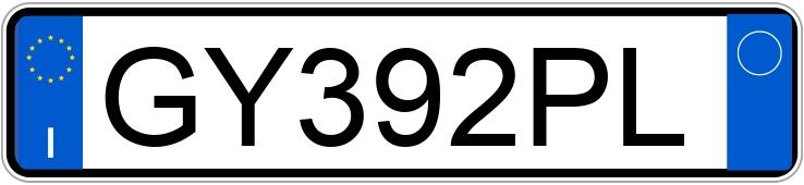 Numer rejestracyjny GY392PL posiada FIAT Tipo