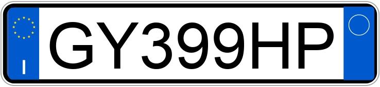 Numer rejestracyjny GY399HP posiada BMW X1