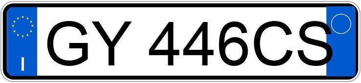 Numer rejestracyjny GY446CS posiada bmw 