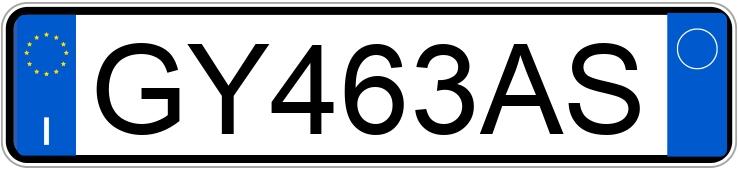 Numer rejestracyjny GY463AS posiada PEUGEOT 308 3a serie