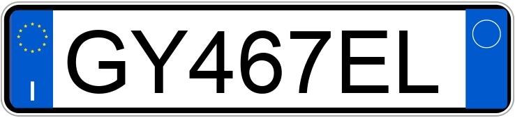 Numer rejestracyjny GY467EL posiada AUDI A4 5a serie Numer rejestracyjny GY467EL posiada AUDI A4 5a serie