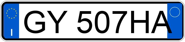 Numer rejestracyjny GY507HA posiada SEAT Ibiza 5a serie