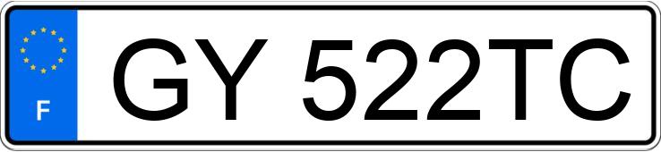 Le numéro d’enregistrement GY522TC a RENAULT MEGANE III