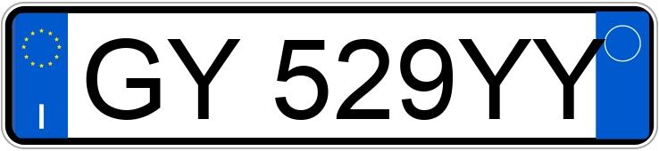 Numer rejestracyjny GY529YY posiada FIAT 600