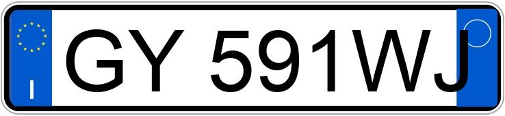 Numer rejestracyjny GY591WJ posiada AUDI A6 4a serie Numer rejestracyjny GY591WJ posiada AUDI A6 4a serie