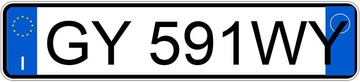 Numer rejestracyjny GY591WY posiada LANCIA Ypsilon 4a serie Numer rejestracyjny GY591WY posiada LANCIA Ypsilon 4a serie