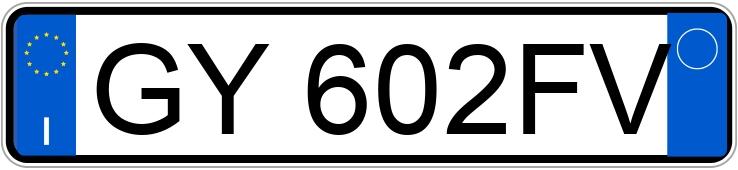 Numer rejestracyjny GY602FV posiada BMW X1