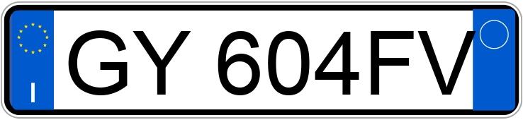 Numer rejestracyjny GY604FV posiada BMW X1