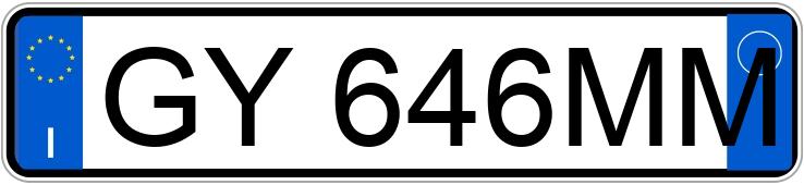Numer rejestracyjny GY646MM posiada AUDI Q3 2a serie Numer rejestracyjny GY646MM posiada AUDI Q3 2a serie