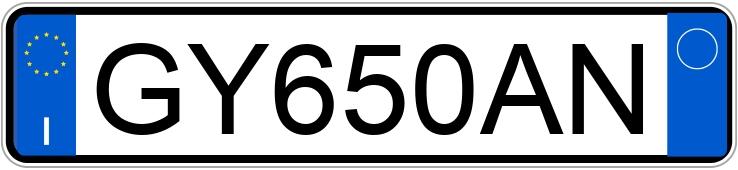 Numer rejestracyjny GY650AN posiada MERCEDES Classe V