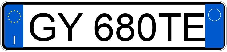 Numer rejestracyjny GY680TE posiada AUDI Q5 2a serie Numer rejestracyjny GY680TE posiada AUDI Q5 2a serie