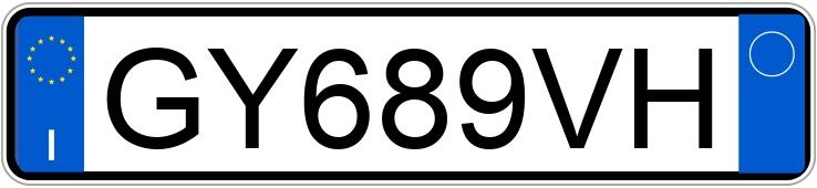 Numer rejestracyjny GY689VH posiada TESLA Model Y