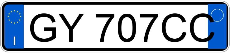 Numer rejestracyjny GY707CC posiada HYUNDAI Atos