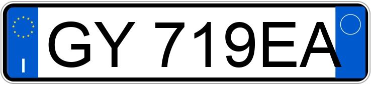 Numer rejestracyjny GY719EA posiada VOLKSWAGEN ID.3