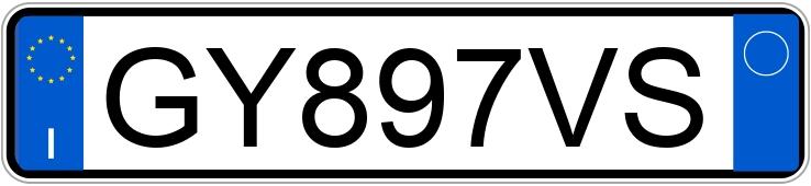 Numer rejestracyjny GY897VS posiada VOLKSWAGEN T-Roc