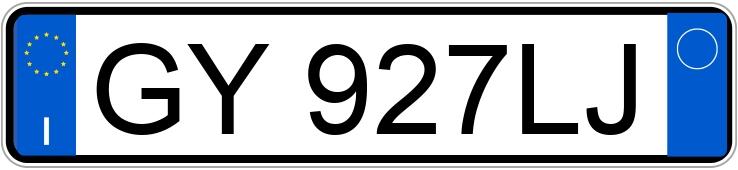 Numer rejestracyjny GY927LJ posiada AUDI A5 3a serie