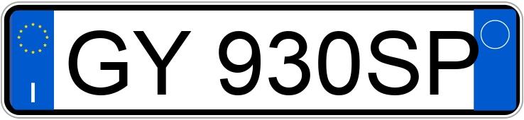 Numer rejestracyjny GY930SP posiada CITROEN C3