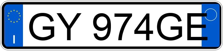 Numer rejestracyjny GY974GE posiada VOLKSWAGEN T-Roc 1a serie