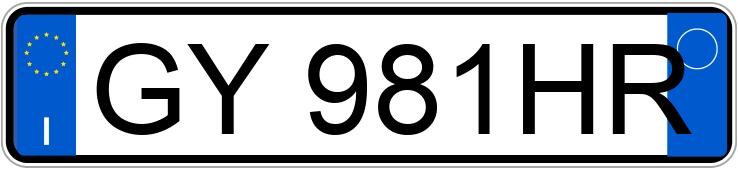 Numer rejestracyjny GY981HR posiada MERCEDES GLA