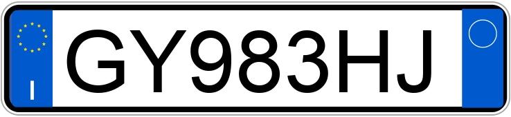 Numer rejestracyjny GY983HJ posiada FIAT Panda Cross