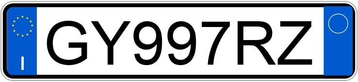 Numer rejestracyjny GY997RZ posiada KIA XCeed