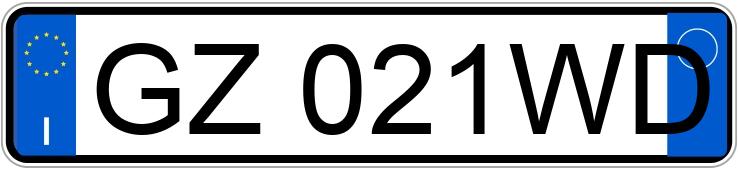 Numer rejestracyjny GZ021WD posiada MAZDA CX-5 2a serie