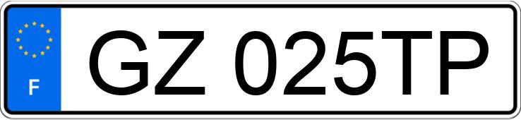 Numer rejestracyjny GZ025TP posiada BMW SERIE 3