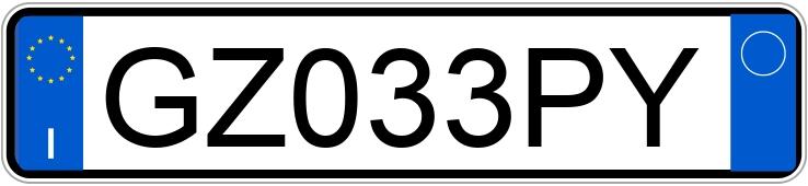 Numer rejestracyjny GZ033PY posiada FIAT 600 Numer rejestracyjny GZ033PY posiada FIAT 600